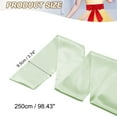 thumbnail image 2 of Uxcell Satin Sash Belt, Wedding Party Bridal Blank Satin Waist Belts Prom Accessory for Graduation Birthday Decoration DIY Accessory Homecoming, Light Green, 2 of 4