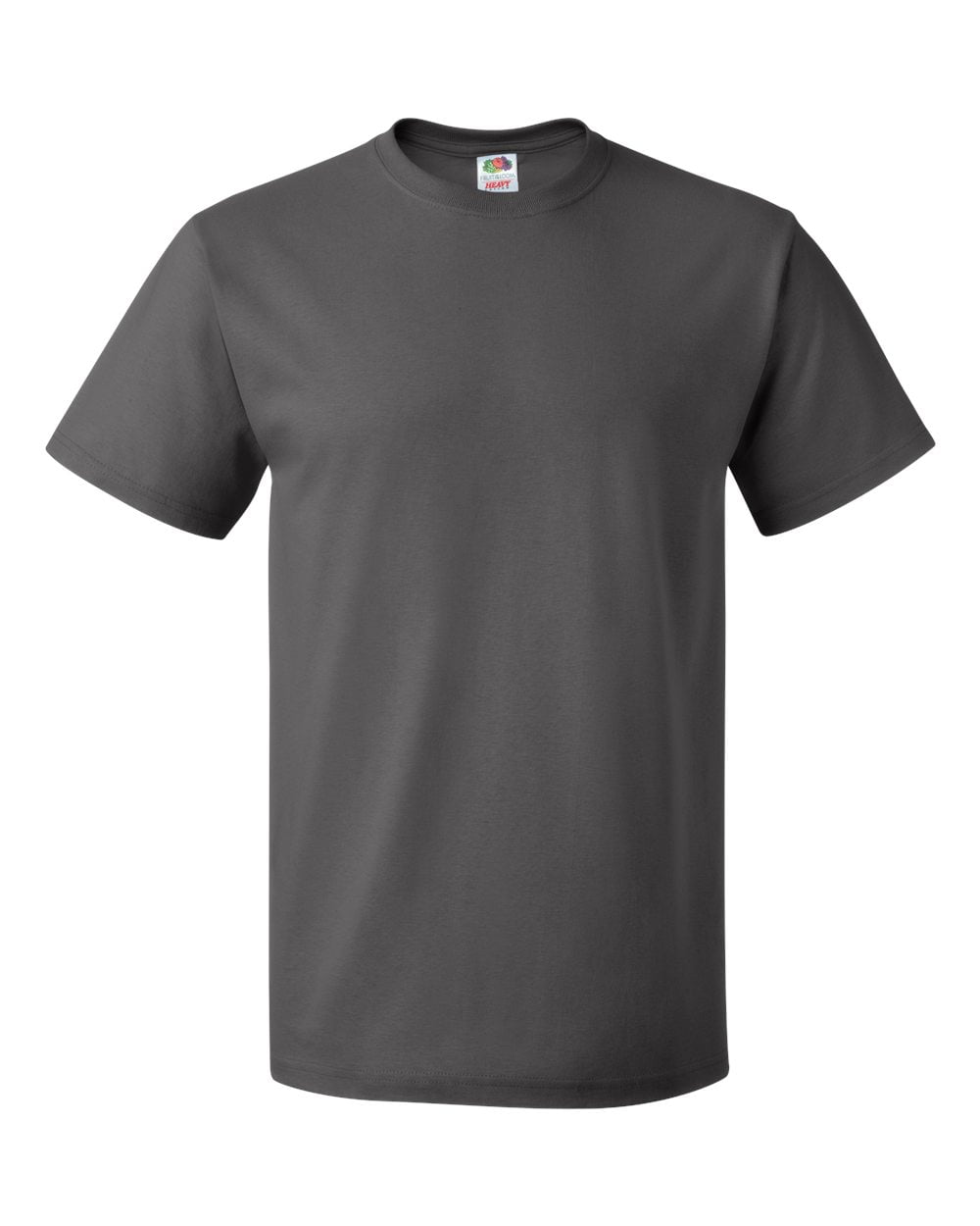 XXXXX-Large Hanes Ultimate Tagless Double-Needle Crewneck T-Shirt SMOKE GRAY