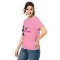 thumbnail image 4 of Combative Therapy Women’s boxing organic ribbed neck t-shirt copy (Bubble Pink, L), 4 of 4