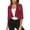 Wine, variant on TGPMGRZ Womens Shrug Chiffon Cardigans Open Front Short Sleeve Bolero for Evening Dressy 2026 Black Size L