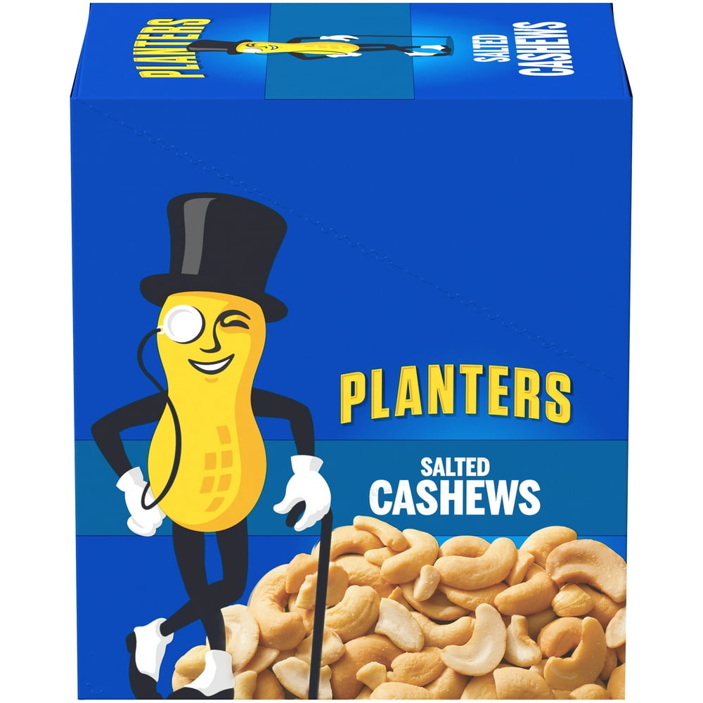 Planters Salted Cashews, 18 ct Box, 1.5 oz Packs