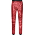 thumbnail image 5 of Men's Sequin Blazer Retro Dress Top and Pants Set Metallic Slim Suit 2 Piece Disco Prom Shiny Outfit Wedding Party Banquet Fashion Jacket Pant, 5 of 5
