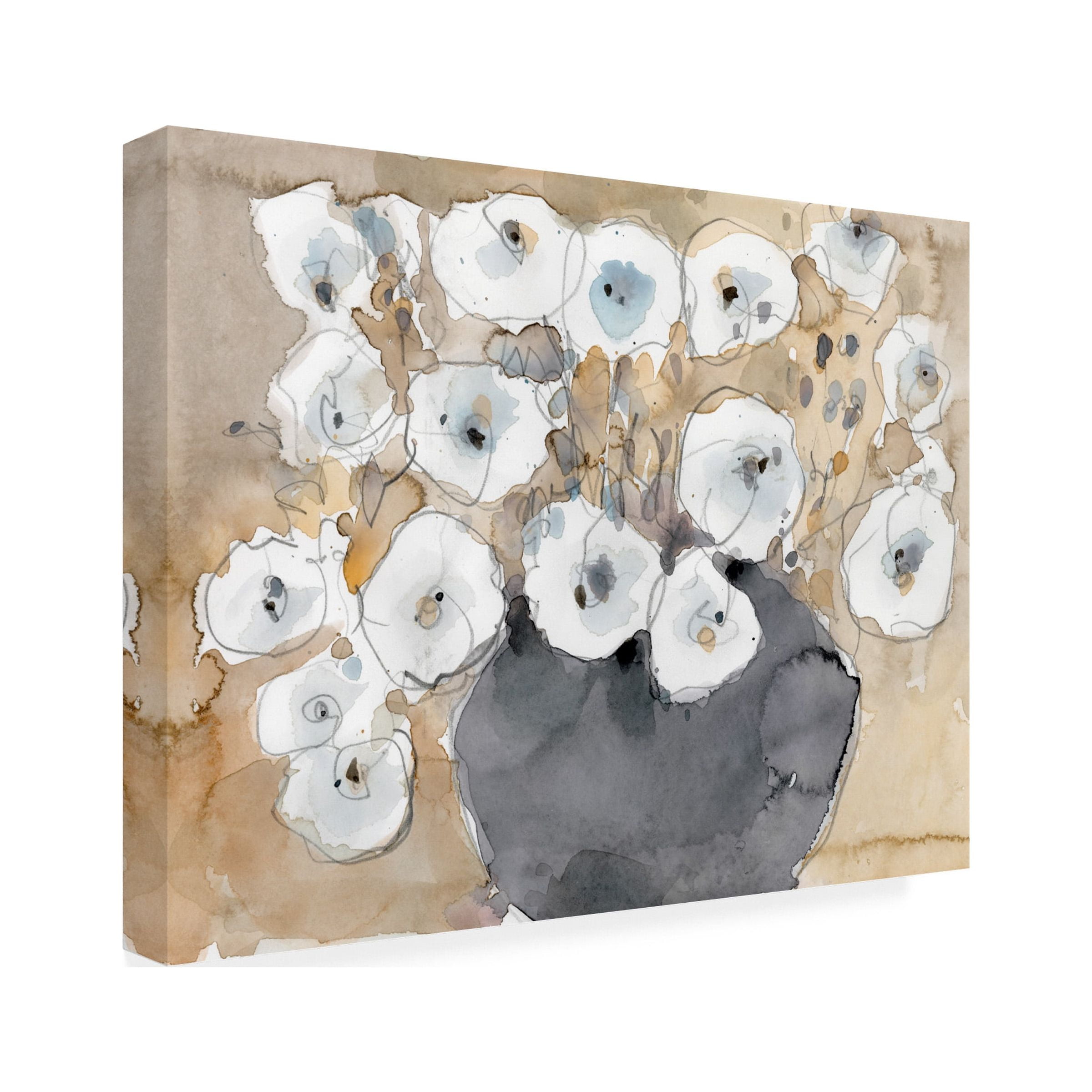 Samuel Dixon 'Another White Blossom I' Canvas Art