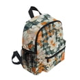 thumbnail image 2 of FORMRS School Backpack with Front Zippered Pocket 12" Student Travel Daypack, Sunny Blooms, 2 of 6