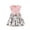 00-Pink22, variant on WOYY Girls Ruffle Sleeveless Dress Casual Butterfly Print Splice A Line Dress, Sizes 2-7