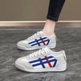thumbnail image 3 of Ladies Breathable Casual Walking Shoes, trendy daily sneakers with sweat-wicking upper, anti-slip sole, lightweight fit, all-match style for commute, shopping and casual occasions., 3 of 6