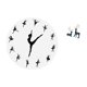 thumbnail image 5 of Reloj de pared,Reloj de pared con bailarina,reloj decorativo colgante.,Estatua de ciervo alce,Figuras de alce y ciervo,decoración del hogar,estatuas de resina,Estatua de escultura decorativa, 5 of 8