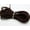 Brown, variant on U8MO 10 meter Elastic Stretch String Shock Cord 2.5mm For Sewing Craft Color Choice-Glitter Black