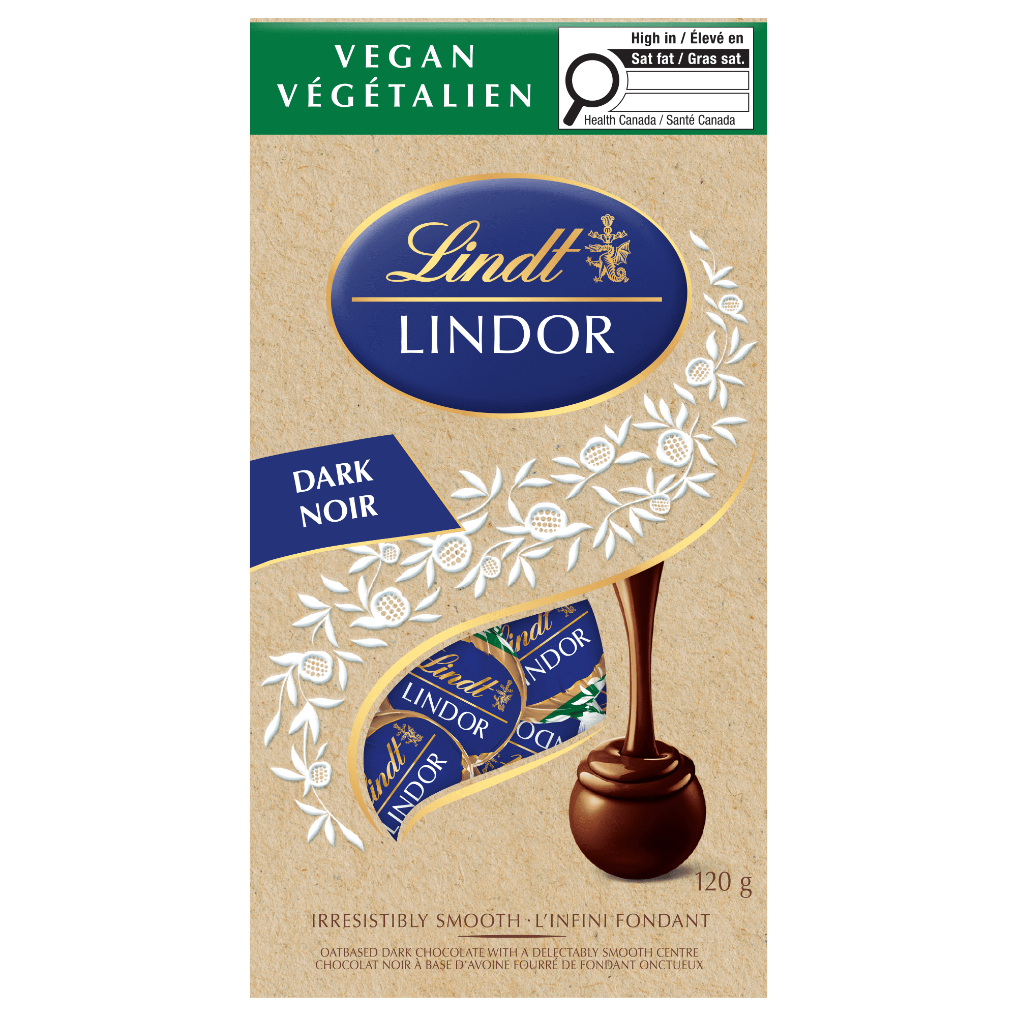 Lindt LINDOR Vegan Dark Chocolate Truffles Bag, 120g - Walmart.ca