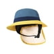 thumbnail image 3 of Sombrero de cubo transpirable impermeable de verano de con correas para la barbilla sombrero de pescador para viajes pesca playa al aire azul y amarillo Hugo Sombrero de copa, 3 of 10