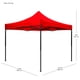 thumbnail image 2 of Carpa Toldo 3x3 Plegable Con Maletin Impermeable 600d Jardimex  Rojo, 2 of 8