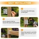 thumbnail image 4 of Heavy Duty Aluminum Fence Bracket for Vinyl Fencing Panel to Post Connection, Metal Replacement for 2.75in Plastic Brackets, Fits 2-3/4" Rails, 8 pcs, 4 of 5