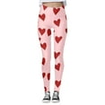 thumbnail image 3 of MKLEKYY Pantalones deportivos para mujer, leggings florales de cintura alta para yoga y fitness, pantalones deportivos de 5, 3 of 4