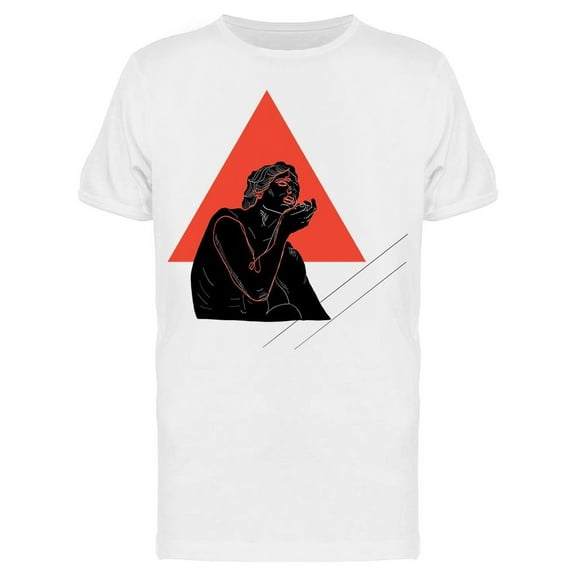 Triangle Sculpture T-Shirt Men -Image by Shutterstock, Male x-Large