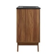 thumbnail image 3 of Sink Vanity Cabinet, Walnut Black, Wood, Hotel Bedroom Bathroom, Modern Contemporary HB36311, 3 of 15
