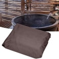 thumbnail image 2 of Housse de Spa Extérieure Marron, Élastique pour Spas et Tables de Jardin, 190x89cm, Protection des Meubles Résistante aux Intempéries, 2 of 5