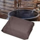 thumbnail image 2 of Funda elástica para spa de exterior de color marrón, para jacuzzis y mesas de jardín, 190 x 89 cm, protección para muebles resistente a la intemperie, 2 of 5