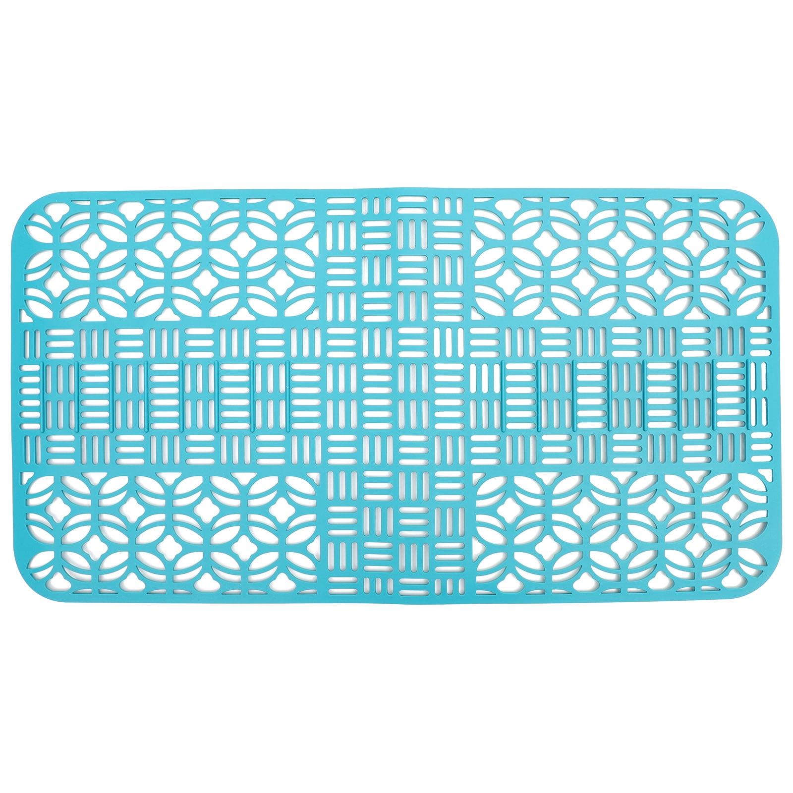 NUOLUX Kitchen Sink Mat Adjustable Sink Protector Fast Draining Sink