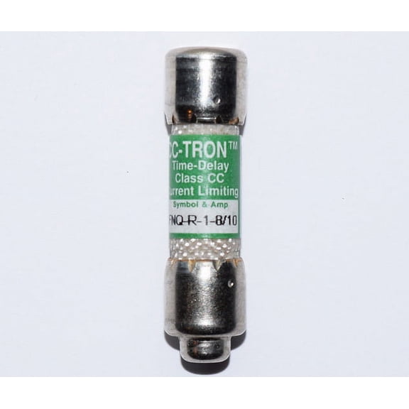 BUSSMANN FNQ-R-1-8/10 - 1-8/10 Amp Time-Delay Rejection Cart. Branch Circuit Class Cc Fuse 600V Ul Listed (Pack of 1)