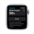 thumbnail image 6 of Apple Watch Series 6 GPS + Cellular, 44mm Silver Aluminum Case with White Sport Band - Regular, 6 of 8