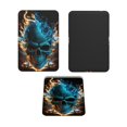 thumbnail image 2 of Blue Flame Fire Skull Burning Acrylic Fridge Magnets Decorative Refrigerator Magnets for Kitchen Office Whiteboard Locker, 2 of 8