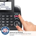thumbnail image 4 of Sistema telefónico con cable Panasonic KX-TGF892B con Bluetooth negro, 4 of 7