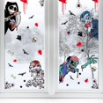 thumbnail image 5 of Halloween Decorations Indoor Window Clings Decor, Pumpkin Ghost Black Cat Bat Trick or Treat Window Decals for Glass Windows, Kids School Home Office Party Window Stickers, 5 of 6