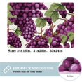 thumbnail image 2 of Grape Indoor Carpet Kitchen Rug Office Mat - Polyester Non-Slip Machine Washable, 2 of 6