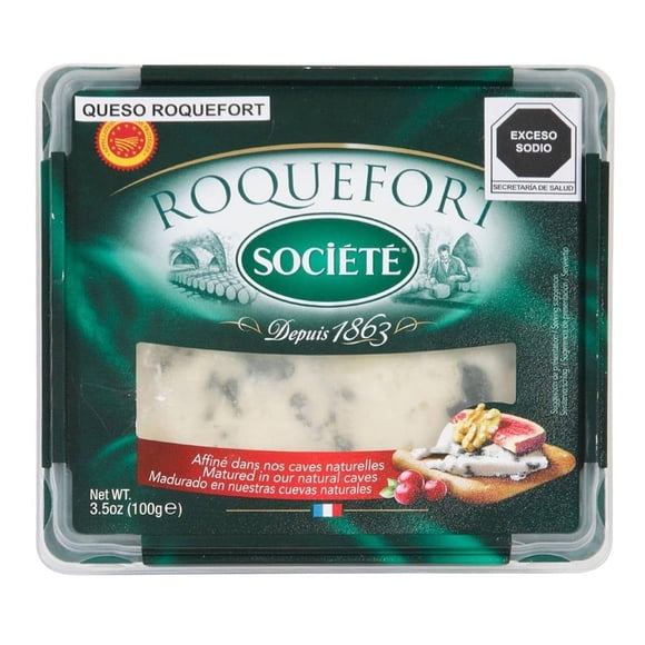Queso roquefort Société con leche de oveja 100 g