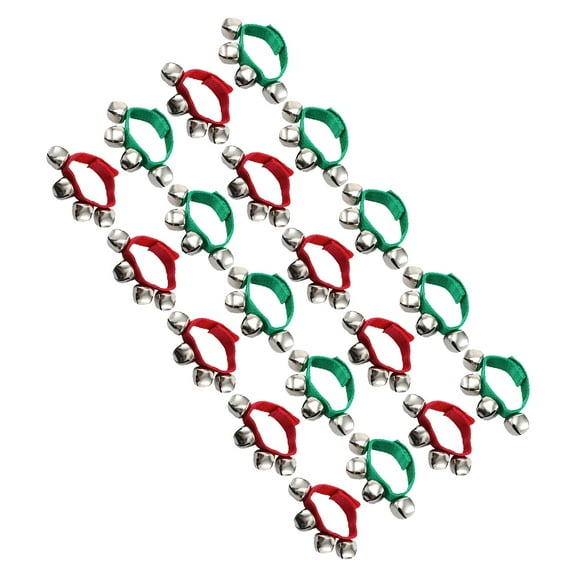 ETHZZLE 20Pcs Metal Wrist Bell Bracelets Musical Jingle Bands for Festival Decoration