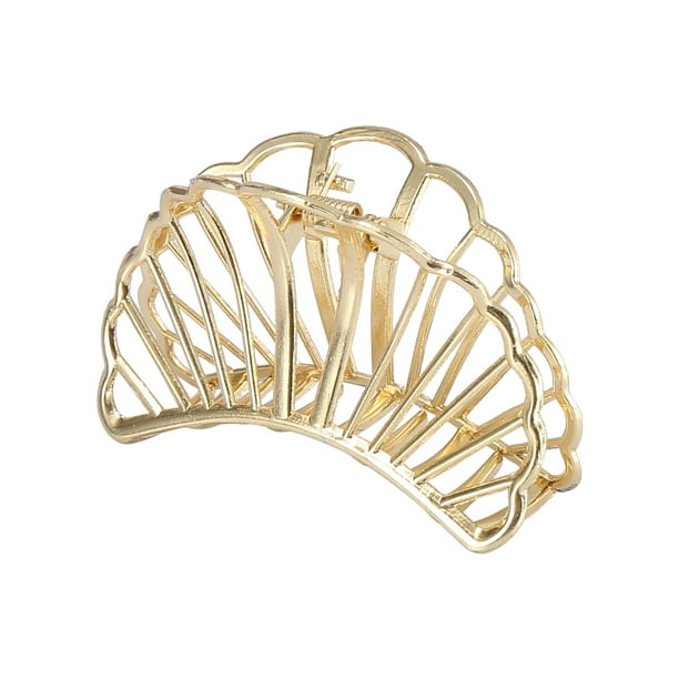 Pinzas de metal para el cabello de 2,8 pulgadas, pasadores para el cabello, garra en forma de concha para accesorios de moda para mujeres, belleza