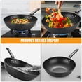 thumbnail image 4 of unbranded Wok De Cocina Antiadherente De Piedra Maifan Ideal Para Saltear Y Freír En Hogar Y Restaurante, 4 of 8