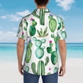 thumbnail image 6 of Goofa Cactus Plants1 Hawaiian Shirt for Men, Unisex Summer Beach Casual Short Sleeve Button Down Shirts,Aloha Tropical Floral print shirt-XX-Large, 6 of 9