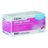 Equaline Antihistamine Allergy Relief Capsules with Diphenhydramine HCl 25 mg, 100 Count, 6 Pack