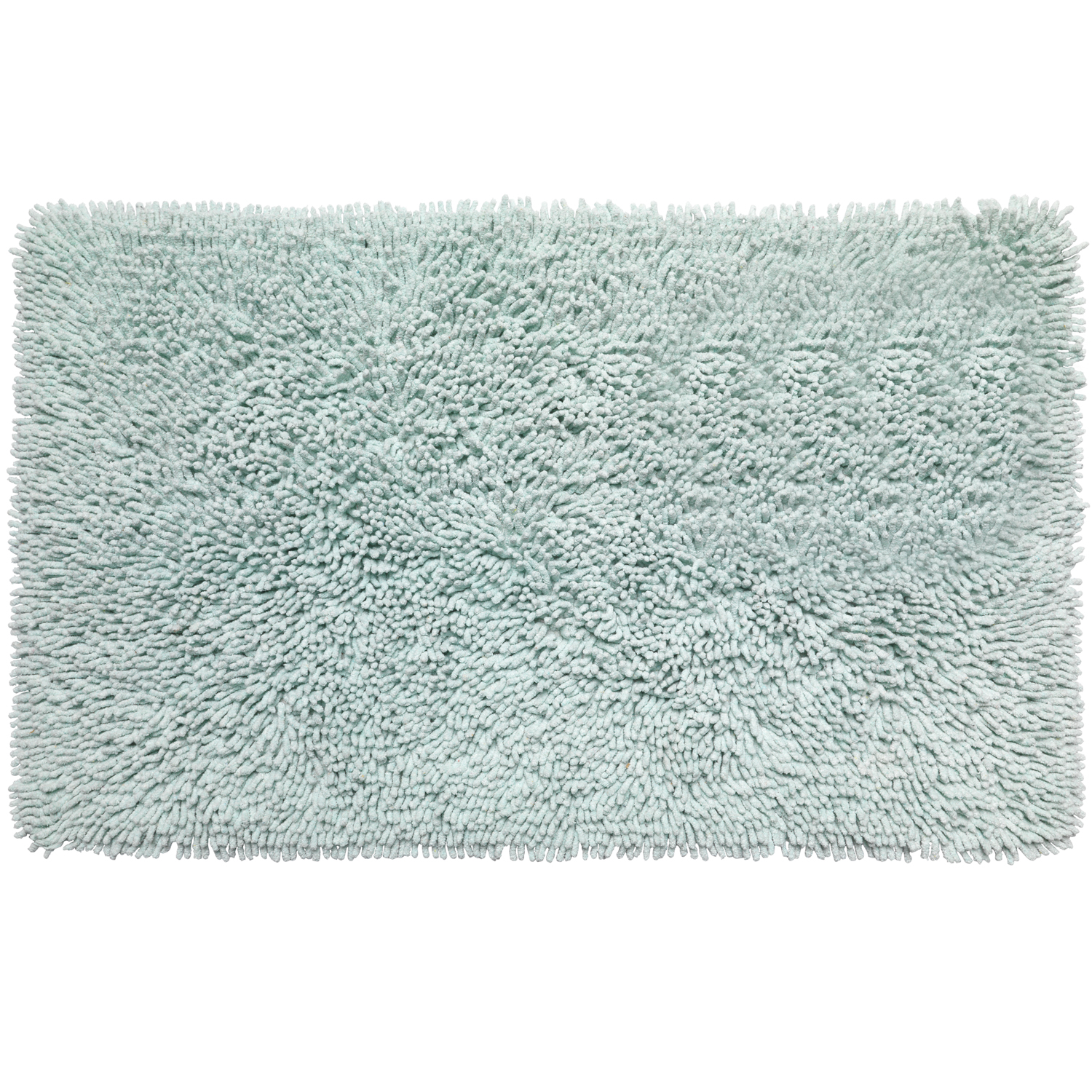 Kensington Shaggy Chenille Cotton Noodle Bath Bathroom Rug 21" x 34