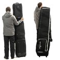 thumbnail image 2 of Athletico Sac de Ski Double Roulant - Sac de Ski Rembourré avec Roues pour Voyage en Avion (Noir, 190cm), 2 of 4