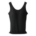 thumbnail image 4 of Jxximdong Tank Top for Women With Shelf Bra Womens Camisole Tank Tops With In Bra Breathable Adjustable Undershirt Spring Tops for Women, 4 of 6