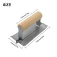 thumbnail image 1 of Truelle d'Angle Interne en Acier Inoxydable pour Ciment Mur Outil de Plâtrage d'Angle Outils de Construction Type B, 1 of 9