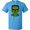Pacific Blue, variant on Inktastic Halloween Frankenstein Head T-Shirt