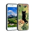 thumbnail image 1 of Compatible with iPhone SE 2020 Phone Case, Cat Case Silicone Protective for Teen Girl Boy Case for iPhone SE 2020, 1 of 1