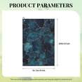 thumbnail image 3 of Golf Towel 24x16in Absorbent Quick Dry Decontamination Mountain-Climbing Clench Designed To Carry Four Side Locks Animal Skin Print Style Darkturquoise_2, 3 of 8