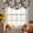 Brown Gray, variant on Brown Blue Checked Tie Up Valance Curtains for Windows, Kitchen Curtains Window Treatments, Vintage Buffalo Plaid Farmhouse Short Window Shades Valances for Bedroom Bathroom Cafe 42"x12"