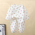 thumbnail image 2 of Winter Saving! Yievot Toddler Unisex Pjs Sets Clothes Long Sleeved Comfy Flower Print Shirt and Pants Outfit Spring Summer Fall Clothing Set 2-5 Years 2024 Summer Toddler Outfits on Clearance, 2 of 3