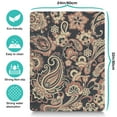 thumbnail image 4 of Paisley Boho Design Dog Food Mat - Elegant Classic Pet Feeding Pad - Non-Slip and Absorbent for Food and Water Spills, 4 of 4