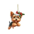 thumbnail image 2 of Dongrere 1pcs Acrylic Christmas Ornaments - Dog Tree Decor for Christmas Tree & Car Interior Decoration, Holiday Gift Idea, 2 of 7