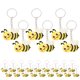thumbnail image 2 of FELTECHELECTR 24 llaveros con forma de abeja de dibujos animados, adorables llaveros de abeja de dibujos animados, creativos y colgantes para bolso., 2 of 4