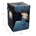 thumbnail image 5 of Virgo Constellation Foldable Car Trash Can with Lid - Leak-proof Hanging Storage Bag for Car - Trash Can for Car, 5 of 6