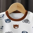 thumbnail image 6 of Kogui Toddler Shirt Toddler Boy Shirts Summer Short Sleeve T-Shirts Cotton Casual Graphic Crewneck Top Tees 6 8 Months (Brown,6-8 Months), 6 of 8