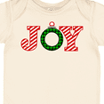 thumbnail image 4 of Inktastic Joy Christmas Ornament with Candy Cane Stripes Boys or Girls Baby Bodysuit, 4 of 5