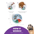 thumbnail image 3 of Juego interactivo de rompecabezas para perros y alimentador lento Outward Hound, 3 of 6